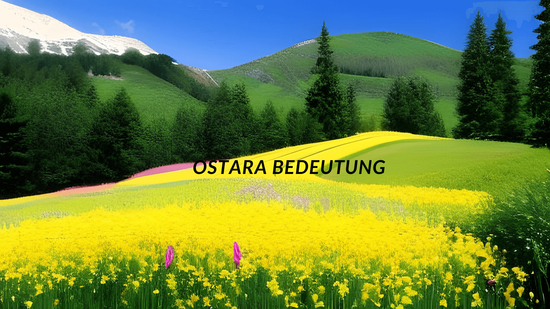 Ostara Bedeutung Hintergrund