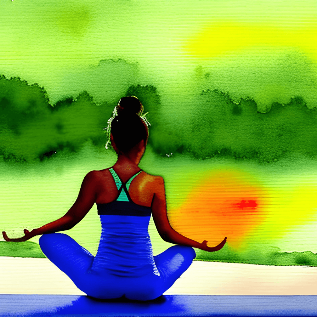 Yoga Morgenroutine meditieren