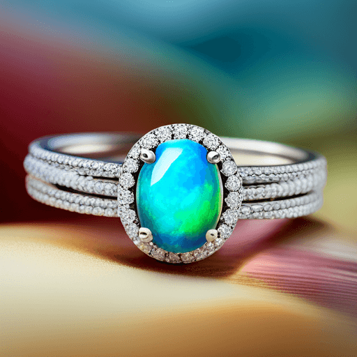 Opal Geburtsstein Ring