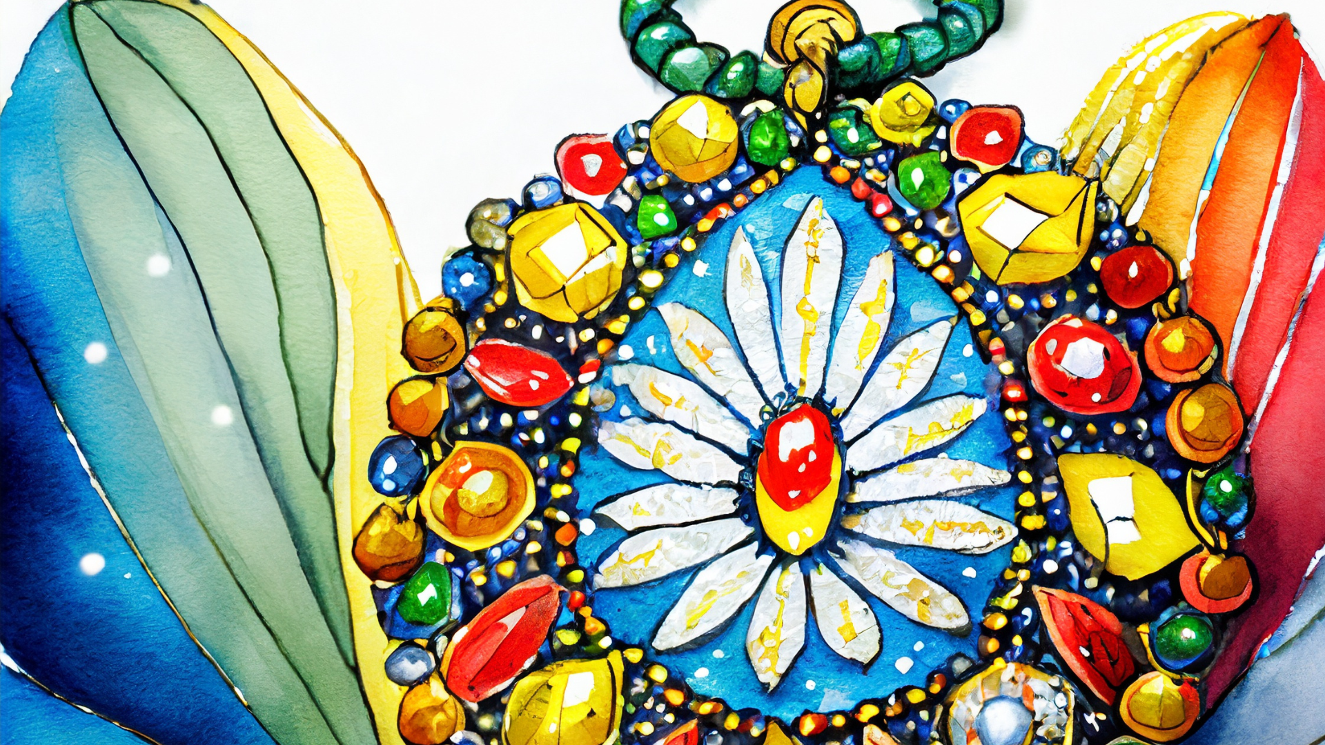 Kinderzeichnung Schmuck