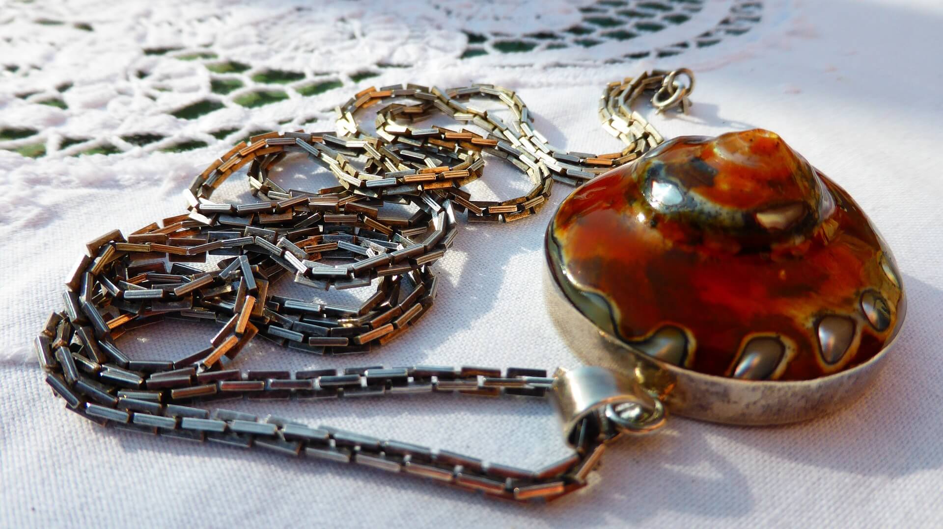 Silber Kette sauber machen