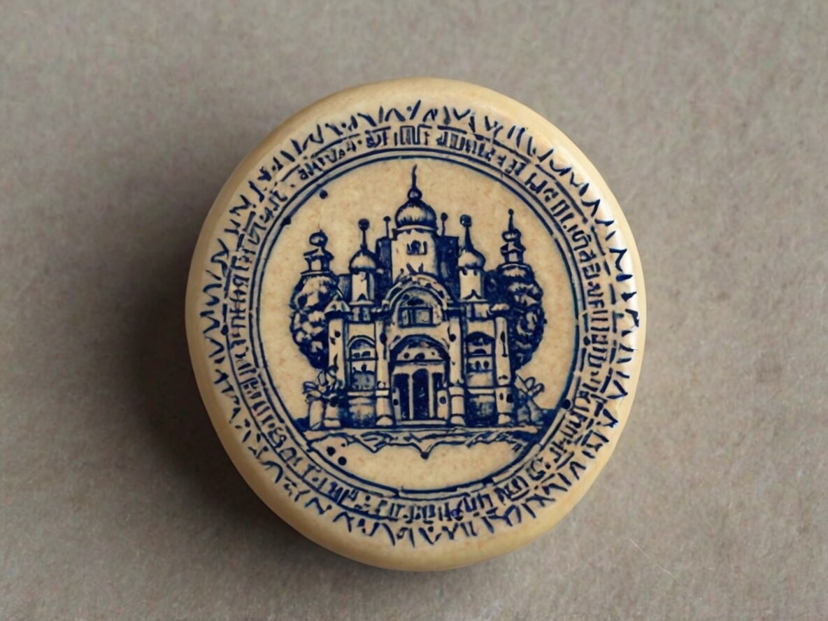 Edelstein Porzellan Stempel