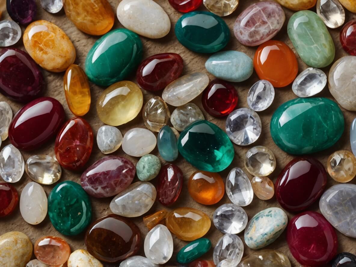 Matte Edelsteine zum glänzen bringen