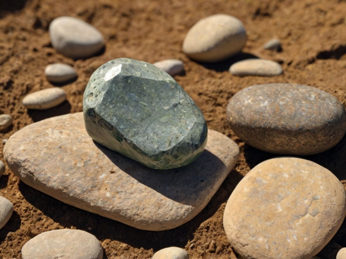 Stein gefunden wertvoll