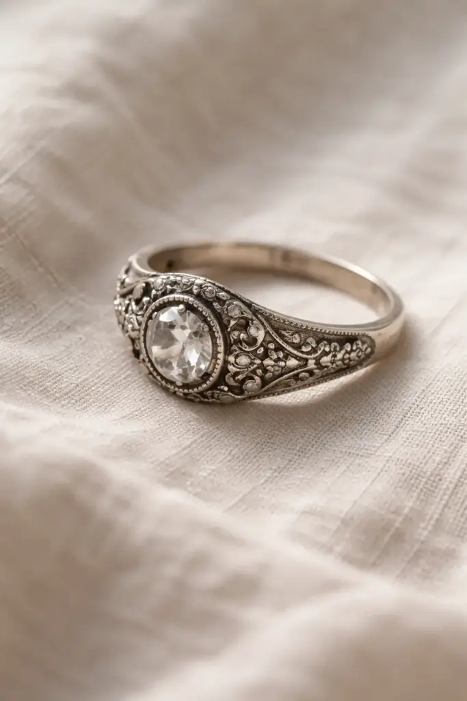 Silber reinigen mit Hausmittel Vorbereitung