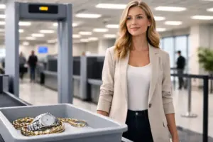 Muss man Schmuck am Flughafen abnehmen
