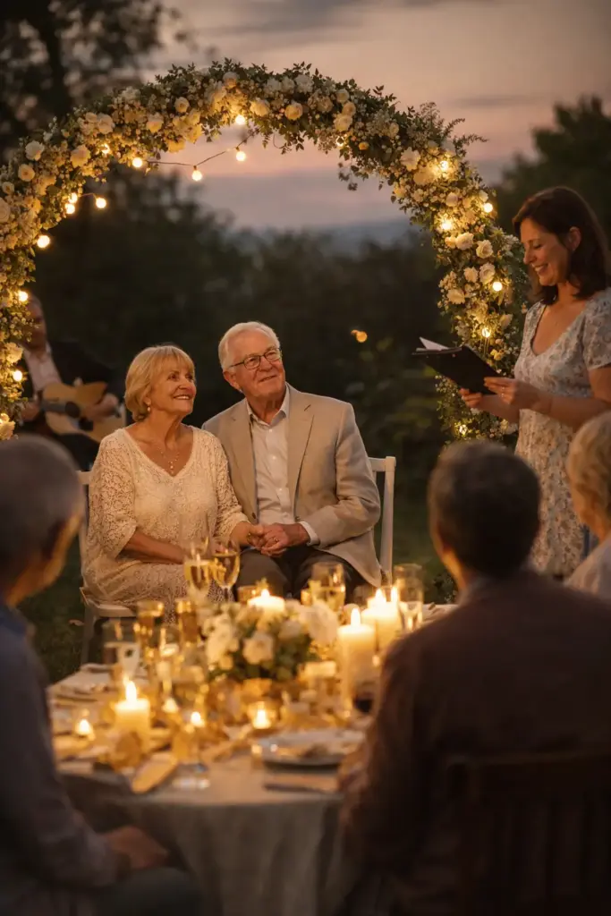Kreative Ideen zur goldenen Hochzeit Ablauf