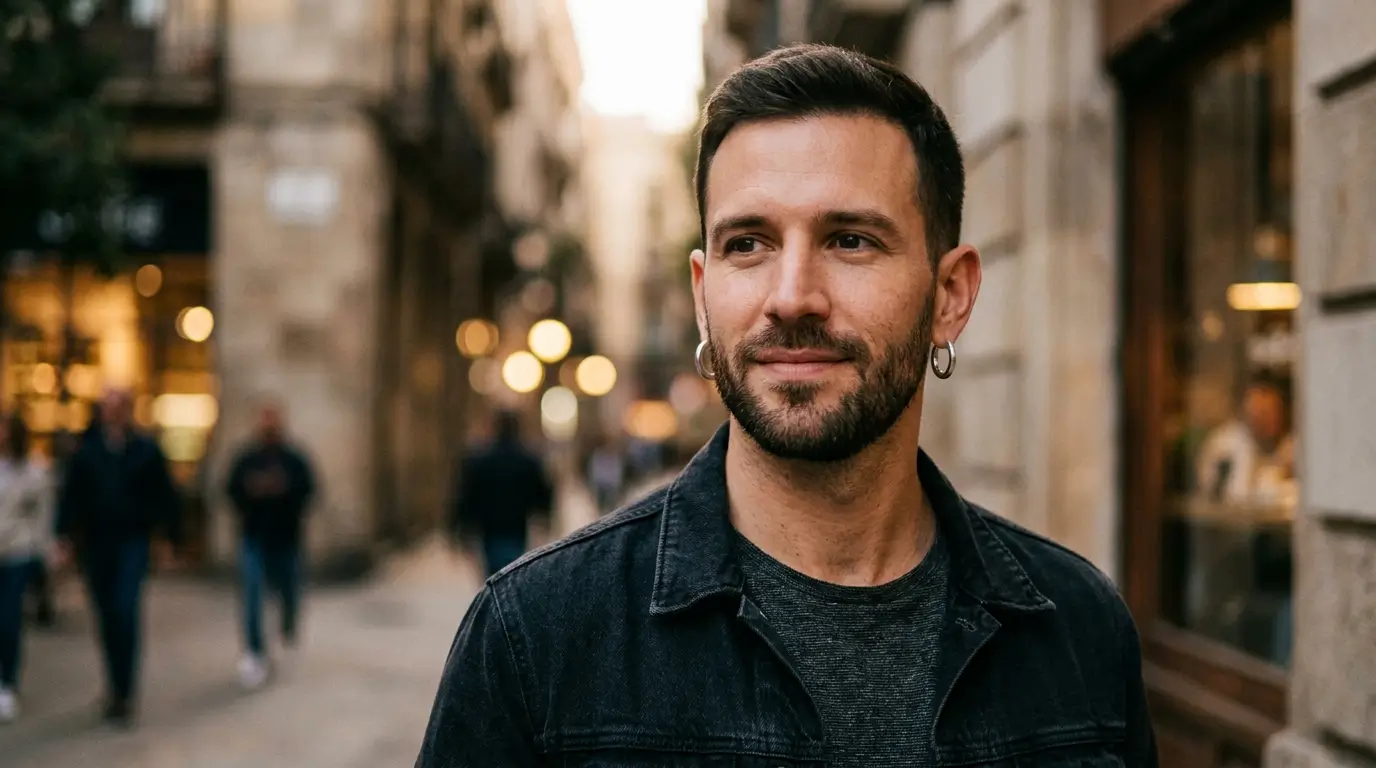 Männer Ohrringe beidseitig Bedeutung