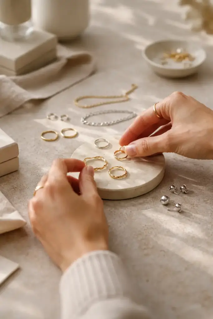 Schmuck über Instagram verkaufen Shooting