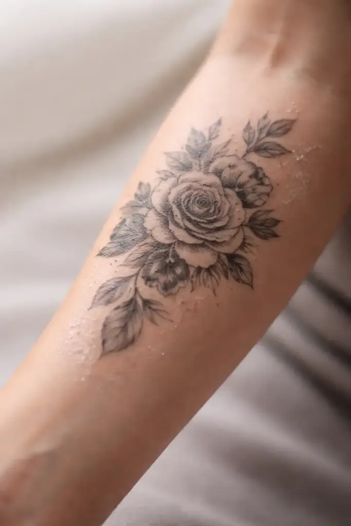 Schmuck über Tattoo tragen Zeitpunkt