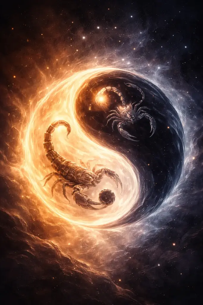 Skorpion Sternzeichen Eigenschaften Yin Yang