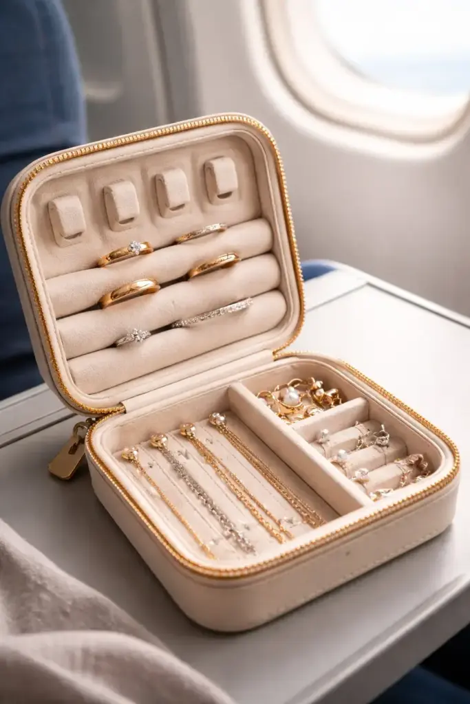 Warum Schmuck ausziehen bei Notlandung Box