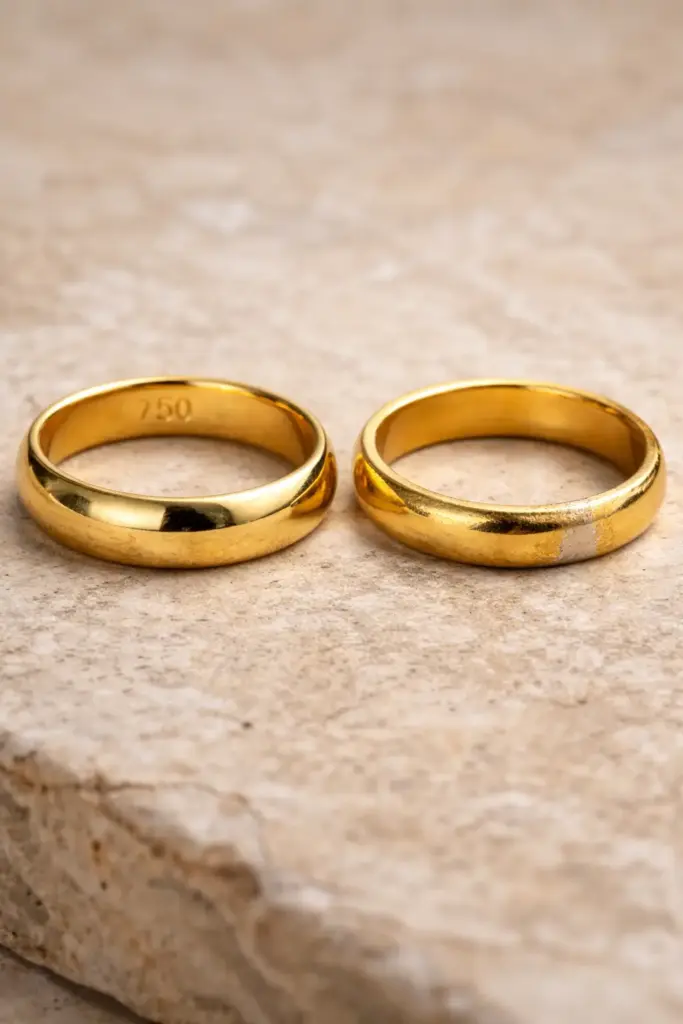 Woraus besteht unechter Schmuck vergoldet echtgold