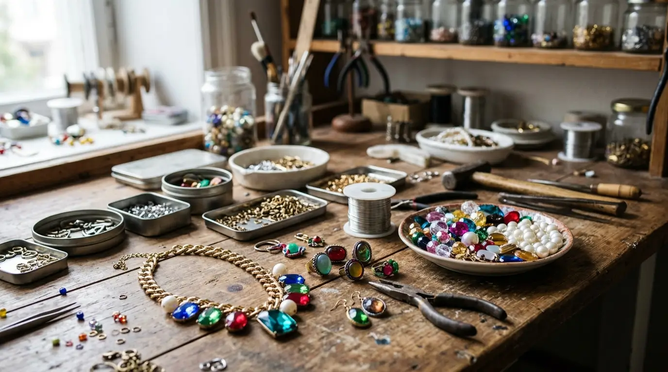 Woraus besteht unechter Schmuck